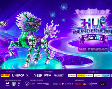 Đêm di sản hội nhập tại Huế Wonderverse Music Fest 2026 đầy bùng nổ