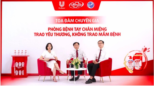 Unilever Việt Nam, nhãn hàng Lifebuoy kết hợp cùng  Viện Pasteur Thành phố Hồ Chí Minh tổ chức tọa đàm chuyên gia  "Phòng bệnh Tay Chân Miệng – Trao yêu thương, không trao mầm bệnh”