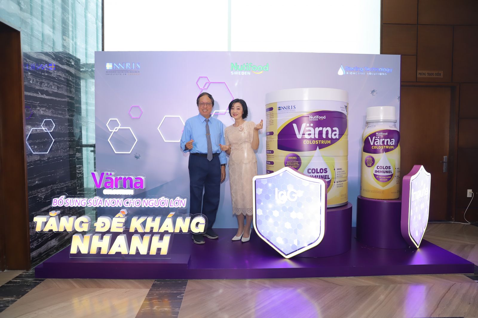 Nutifood Thụy Điển công bố ra mắt sản phẩm Värna Colostrum được đặc chế phù hợp cho thể trạng người Việt