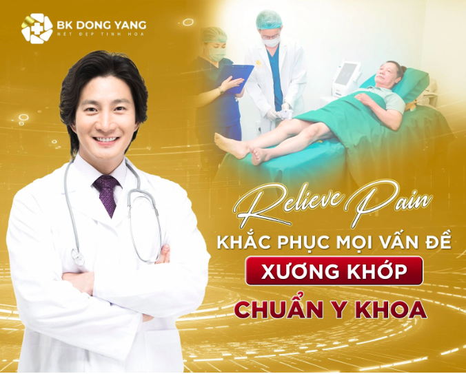 Đúng hay sai công nghệ xương khớp Relieve Pain tại BK Dong Yang bị nghi ngờ?