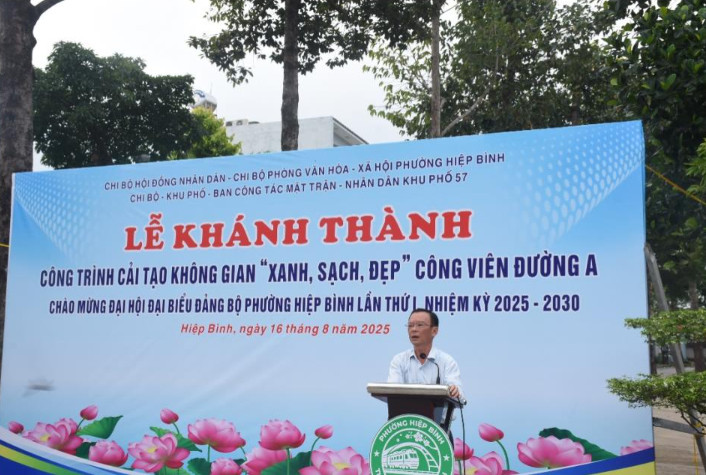 Khu phố 57 phường Hiệp Bình: Chung tay xây dựng diện mạo đô thị mới