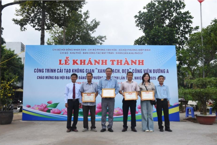 Khu phố 57 phường Hiệp Bình: Chung tay xây dựng diện mạo đô thị mới