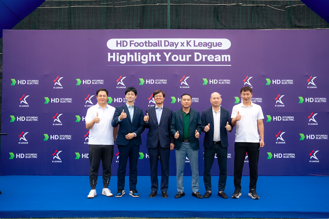 HD Hyundai Electric x K League thắp lửa bóng đá trẻ