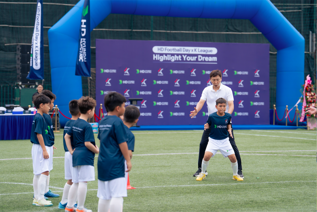 HD Hyundai Electric x K League thắp lửa bóng đá trẻ