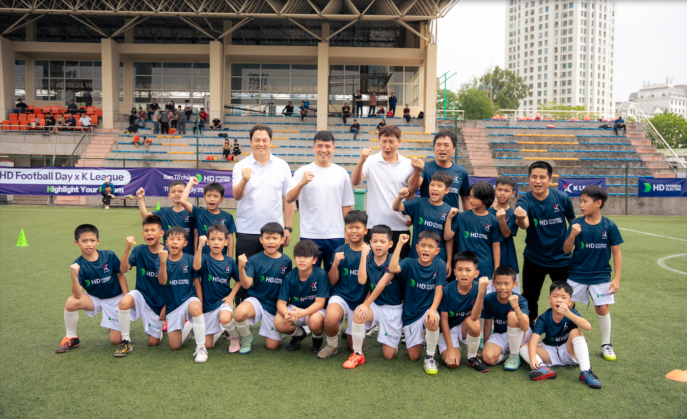 HD Hyundai Electric x K League thắp lửa bóng đá trẻ