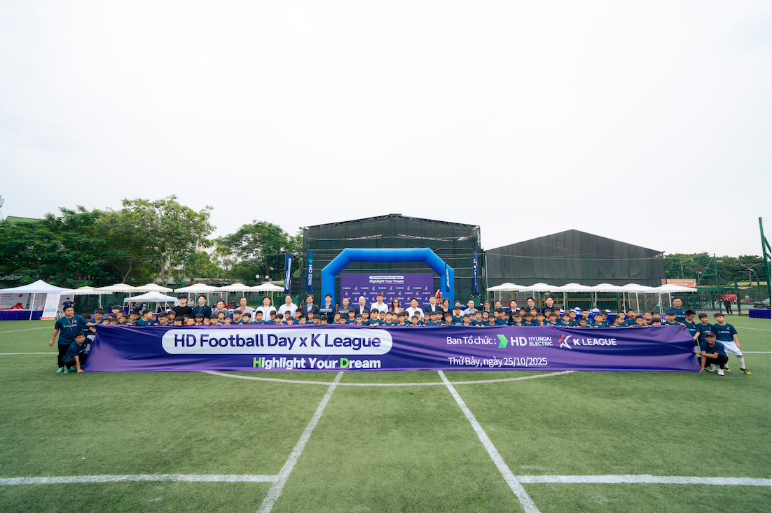 HD Hyundai Electric x K League thắp lửa bóng đá trẻ