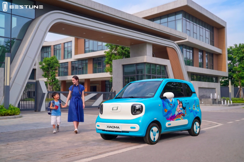 Mini EV Bestune Xiaoma: Nắng gắt, mưa rào cũng không làm khó chuyện đưa đón con và đi làm mỗi ngày